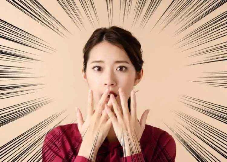 A shocked woman reacting to the influencer scandal, symbolizing the hidden truths behind social media manipulation.