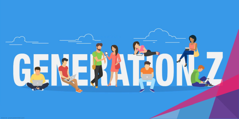 Gen Z individuals working remotely, creating art, and engaging in activism — symbolizing a new definition of success based on purpose and freedom.